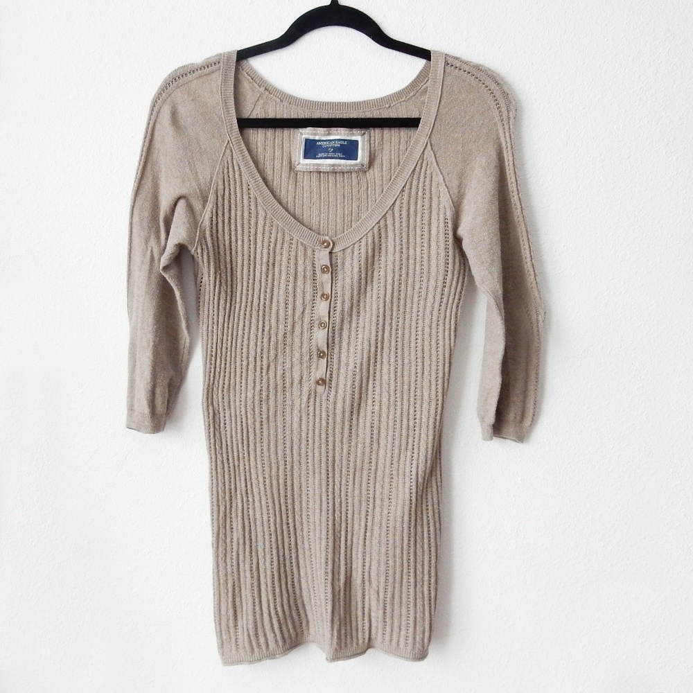 3 for 25 - Brown / tan sweater by American Eagle Outfitters
